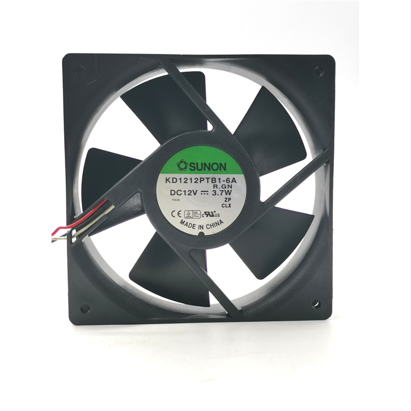 KD1212PTB1-6A  12025 12V 3.7W 3线 机箱静音散热风扇