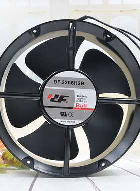 DF 22cm 20CM 220v 0.28a DF2206H2B 圆形风扇金属耐高温轴流风机