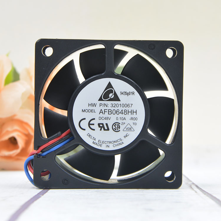 6厘米 48V 0.10A AFB0648HH 6025 交换机 工控 检测告警风扇
