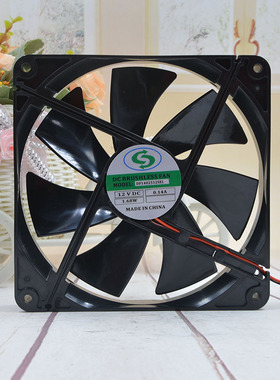 台湾回力 14厘米 14025 12V 0.14A DF1402512SEL 超静音 电源风扇