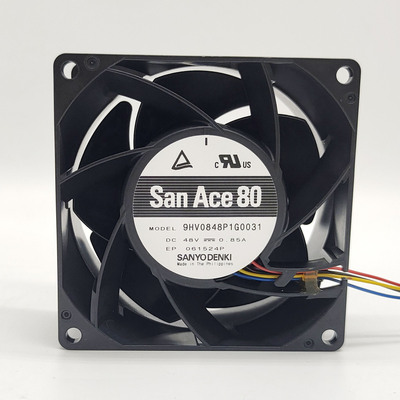 全新 9HV0848P1G0031 8038 8厘米cm 48V 0.85A 四线 散热风扇