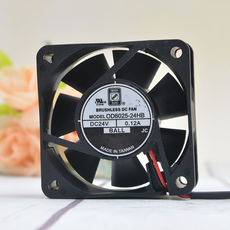 ORION FANS 24V 0.12A 6cm OD6025-24HB 6025 双滚珠 超静音 风扇