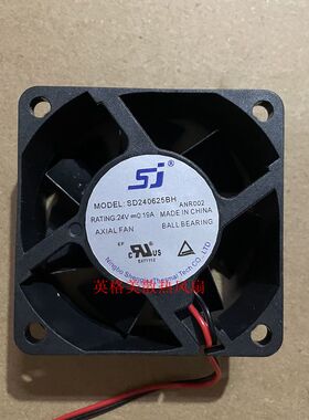全新sj生久SD240625BH/BU 6025 6CM DC24V变频器电源机箱散热风扇