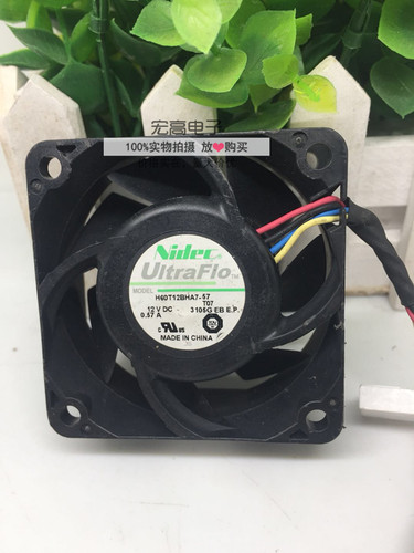 原装NIDEC H60T12BHA7-57 6CM 6025 12V 0.57A 大风量 散热风扇