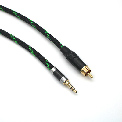 发烧6N单晶铜镀银75欧数字同轴线3.5mm转RCA同轴MOJO hugo2 coax