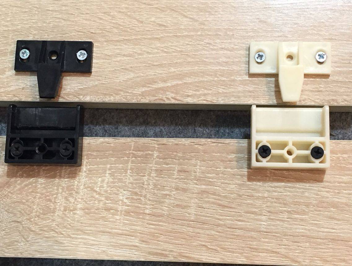 子母连接件固定平面板材连接 塑料扣件 板材拼接墙面木板连接件