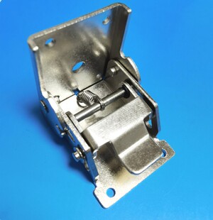 卡锁式90度折叠桌铰链桌脚自锁合页折叠五金件快速收纳连接件稳固