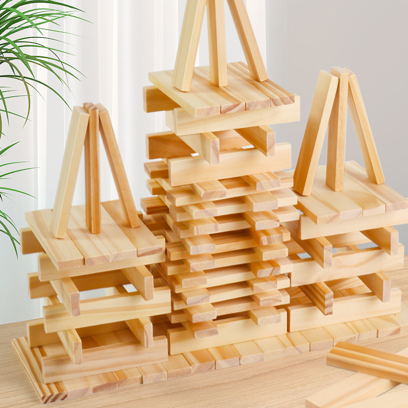 阿基米德积木条kapla3-6岁儿童幼儿园建筑构建材料拼搭积木玩具