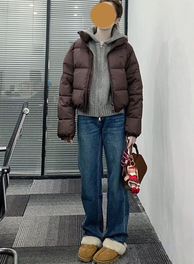 直筒牛仔裤女秋冬季高腰显瘦复古蓝窄版小个子超柔弹力百搭裤子