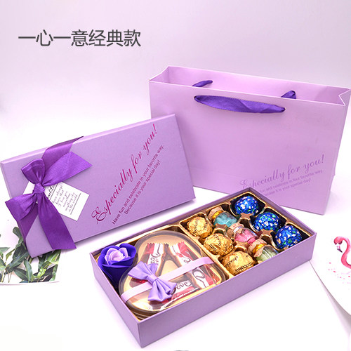 德芙巧克力礼盒装送女友生日礼物闺蜜七夕情人节创意员工礼品