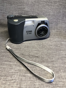epson艾普生cp 相机胶片感复古怀旧情怀 700z银灰色中古ccd数码