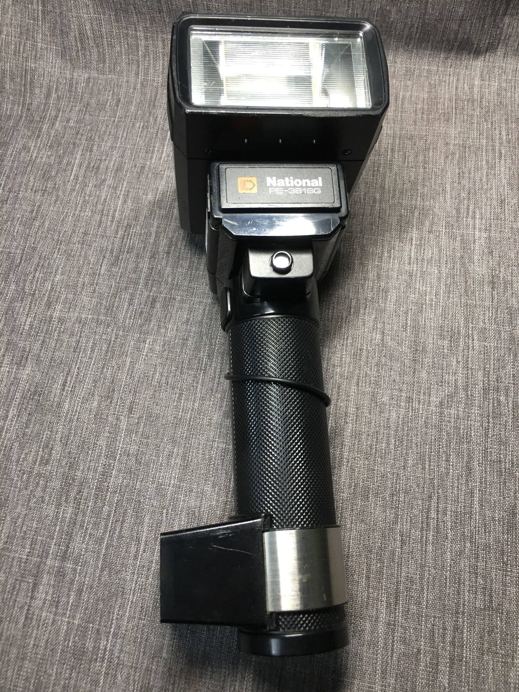 宋下手柄式闪光灯功能到手即用引线式闪光灯旁轴胶片胶卷菲林中古