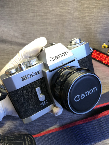 canon佳能EX EE金属定焦镜头135胶片胶卷菲林旁轴单反相机功能好