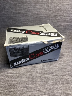 konica柯尼卡c35ef3箱说全135胶卷胶片菲林中古定焦机械旁轴相机