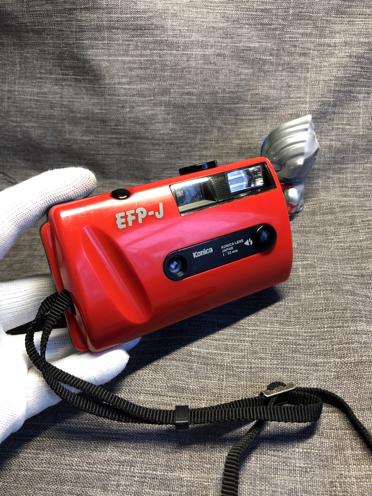 konica柯尼卡EFP-J 135胶卷胶片菲林红色定焦机械复古旁轴相机