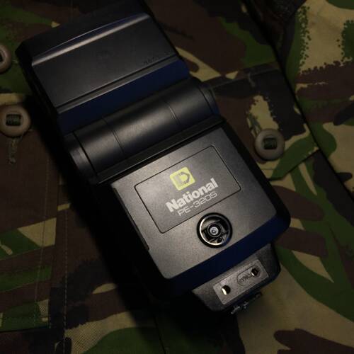 松下nation机顶闪光灯pe-320s功能好带有闪光灯线胶片胶卷中古