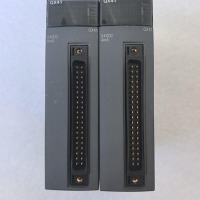三菱PLC模块QX41二手拆机实物拍摄成色漂亮功能议价