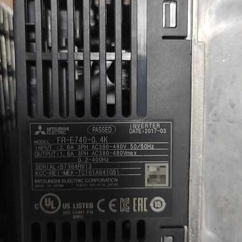 三菱变频器E740系列FRE7400.4K.功能正常包好议价