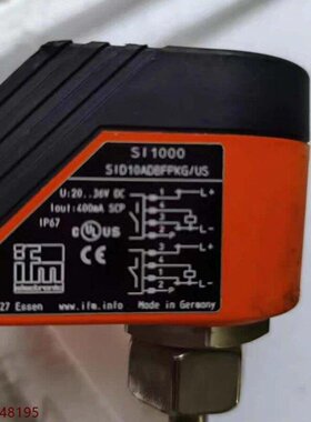 几乎全新易福门SI1000流量传感器型号SID10AD议价