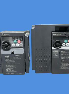 二手三菱变频器0.4KW0.75KW1.5KW2.2KW3.7KW，三菱E700，三菱D700