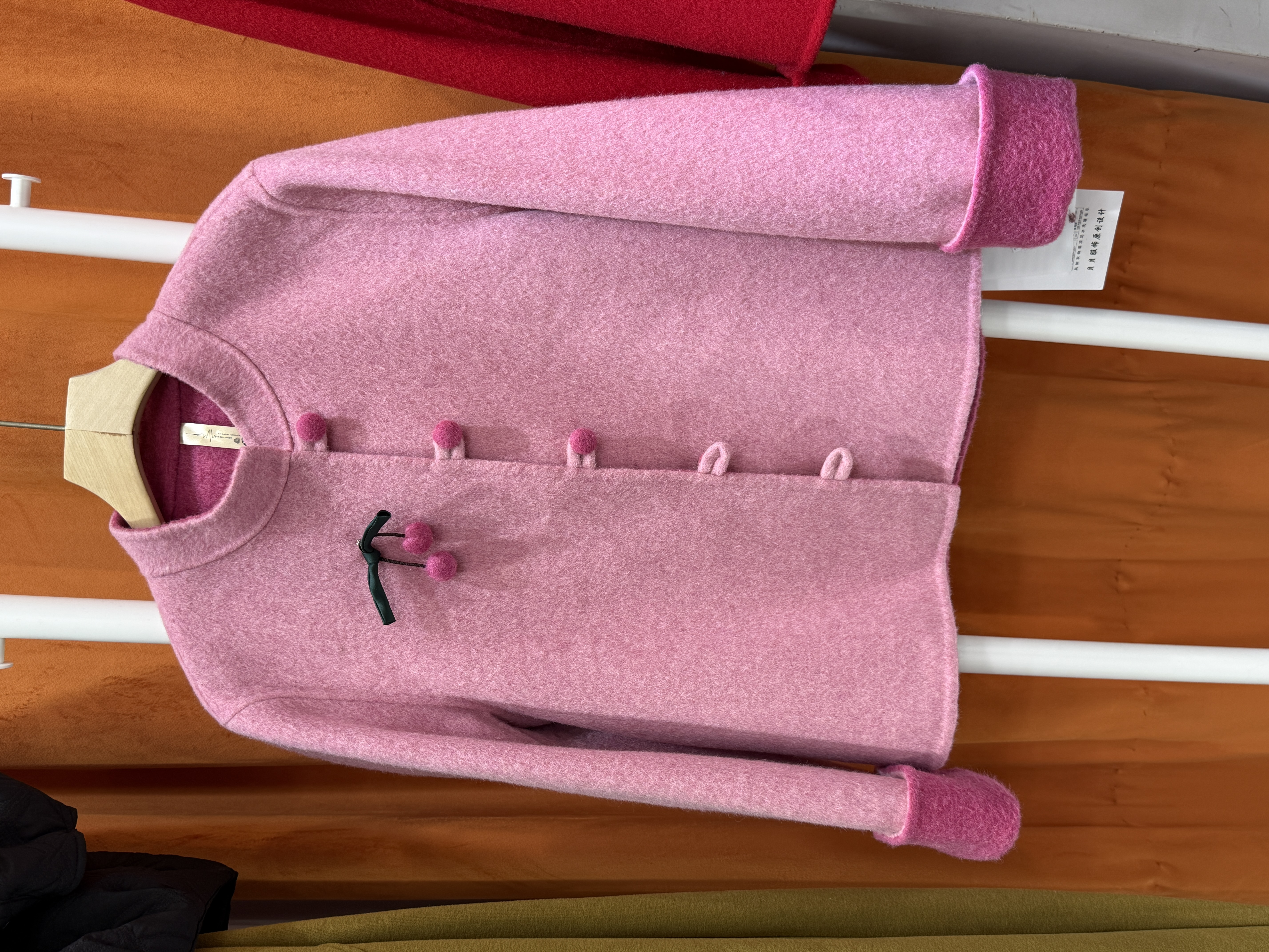 2025新款时尚百搭双面羊毛大衣女短款韩版小个子羊毛呢外套短款女