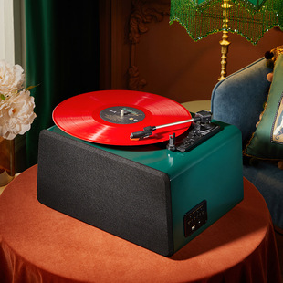 新品现黑胶唱片机留声机多功能电唱机音响客户摆件