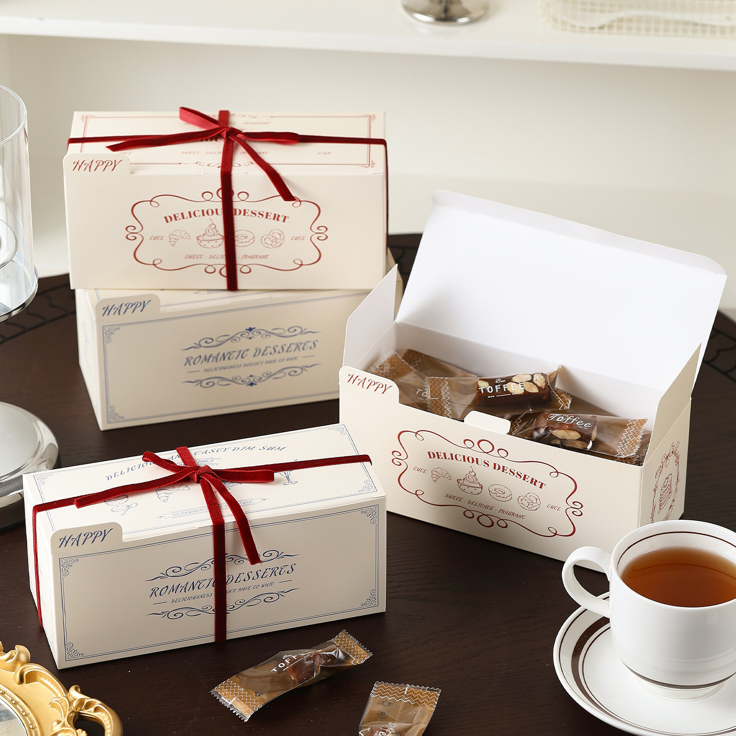 新年礼盒包装糖果雪花酥曲奇饼干包装盒糯米船烘焙礼品包装盒,厨房/烹饪用具,点心包装盒/包装袋,淘宝优惠券,粉丝福利购,淘宝优惠卷