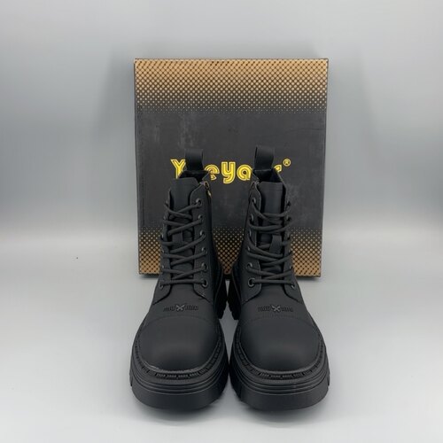 月芽儿品牌正品撤柜时尚断码加绒厚底马丁靴D-34