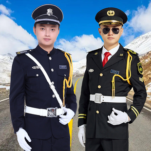 立领保安工作服春秋套装 保安服全套 男安保物业小区高档形象岗冬季