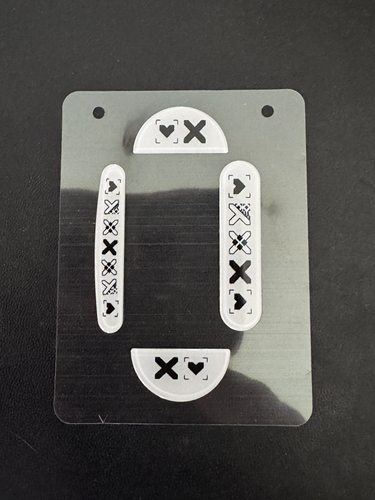 适用于罗技MX mastre3 3s鼠标钢化玻璃脚贴