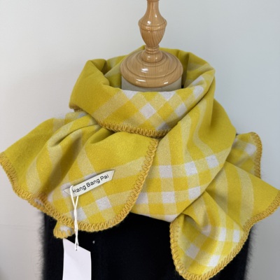 高版本～绝美巴巴格围巾女冬季加厚保暖时髦洋气明星款大披肩女士