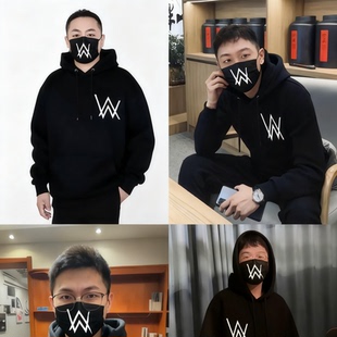 男女防寒保暖口罩 walker同款 嘉豪口罩战服艾伦沃克 alan