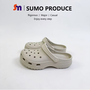 云朵洞洞鞋女士新款夏季凉鞋厚底增高女鞋防滑拖鞋软底沙滩鞋002