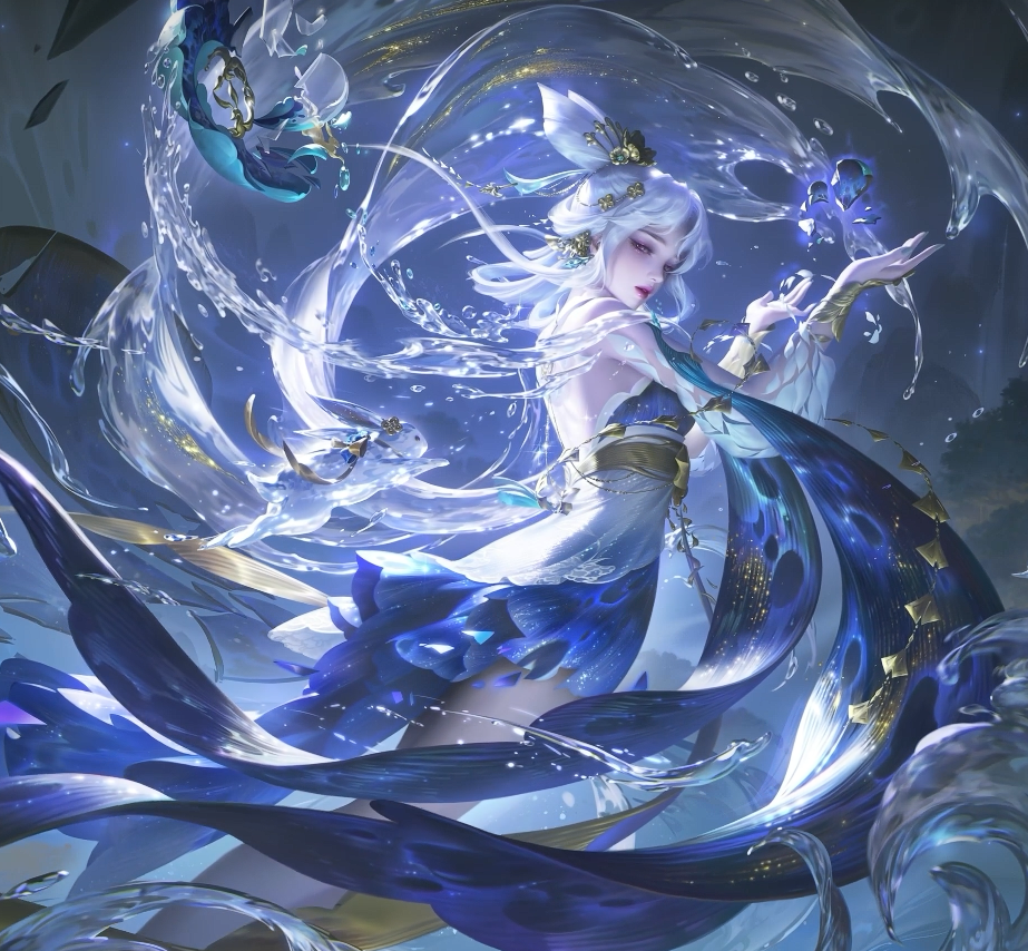 动漫王者荣耀嫦娥器灵落星盏COS服蛇年限定款COSPLAY服装全套女夏
