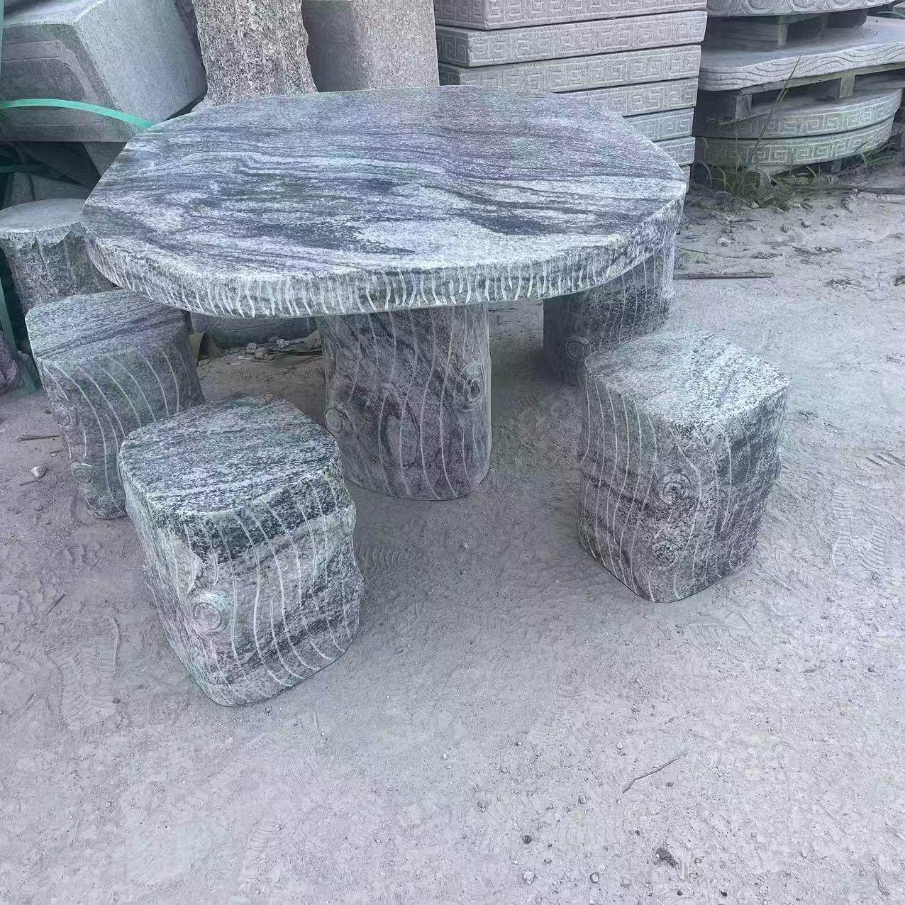 石桌石凳花岗岩大理石头雕刻庭院家花园户外阳台室外茶台新品摆件,家居饰品,石雕,淘宝优惠券,粉丝福利购,淘宝优惠卷