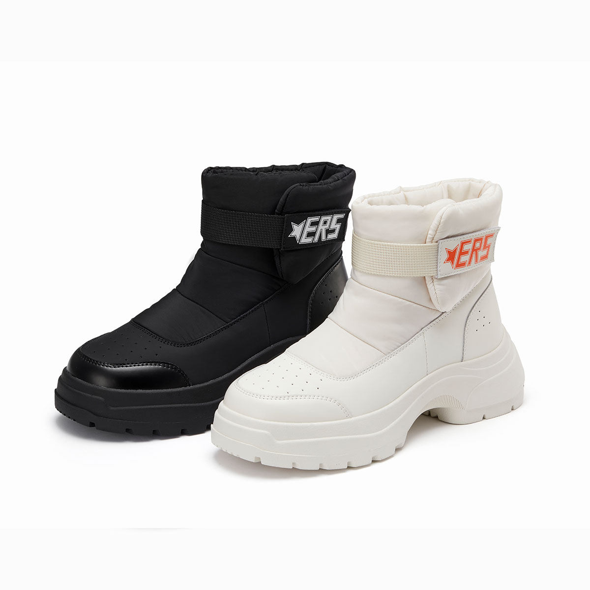 西村名物（微瑕）增高厚底真皮加绒保暖短靴防水防滑雪地靴45,女鞋,时尚雪地靴,淘宝优惠券,粉丝福利购,淘宝优惠卷