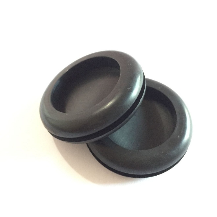 环保橡胶护线圈机箱过线圈开孔