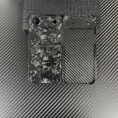 适用苹果17air碳纤维锻造保护套凯夫拉磁吸手机壳芳纶超薄全包磨砂硬壳轻男女商务新款