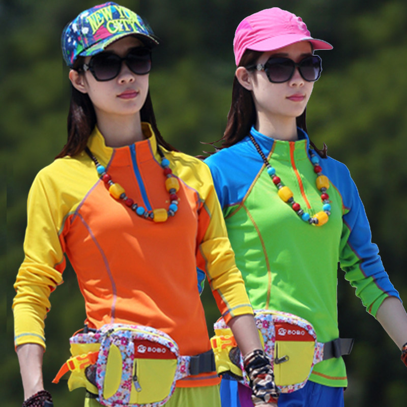 夏季薄款户外运动女式速干防晒图片