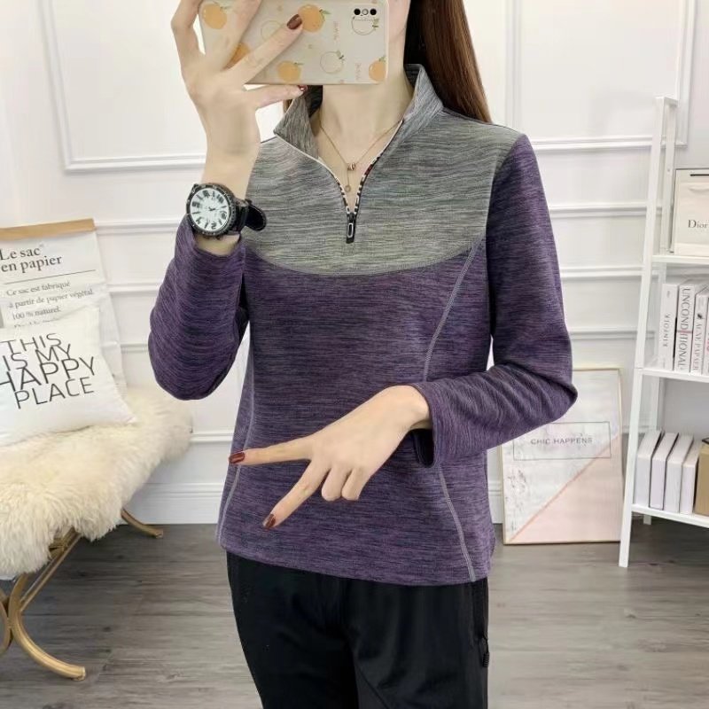 秋冬季速干衣德绒长袖t恤女立领保暖抓绒衣休闲套头户外运动卫衣,户外/登山/野营/旅行用品,速干T恤,淘宝优惠券,粉丝福利购,淘宝优惠卷