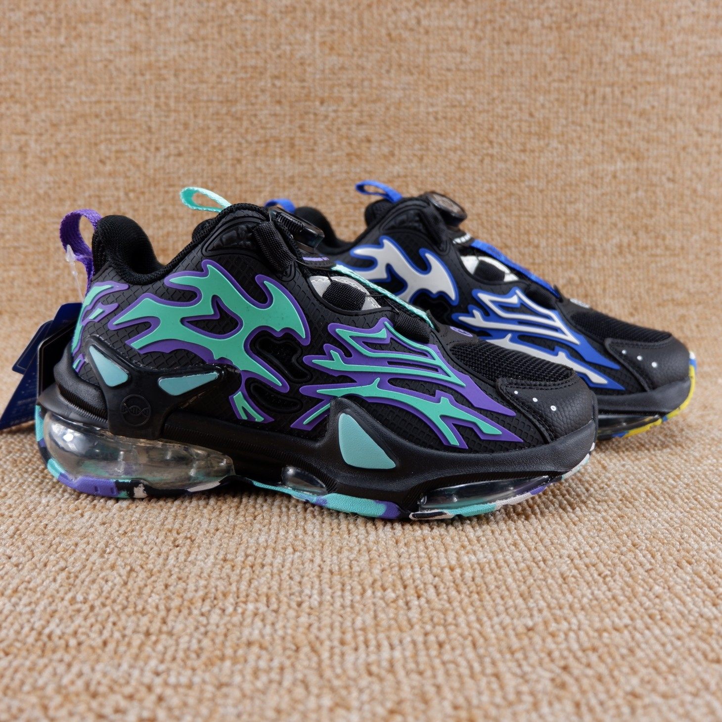 线下实体童鞋男大童33-40码春秋季网面透气气垫底减震防滑运动鞋