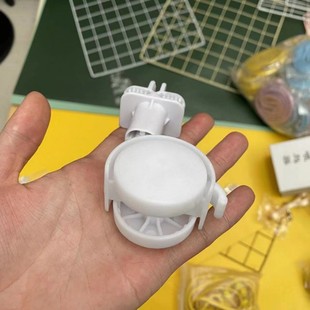 猫笼子配件长脚扣万向轮脚轮直角扣半圆卡扣圆形卡扣魔片铁网轮子