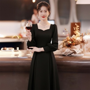 2025新款 回门平时可穿连衣裙 高级感订婚晚礼服女结婚当天新娘便装