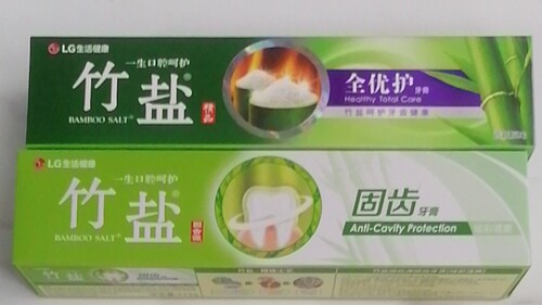 竹盐固齿全优护牙膏