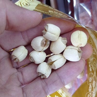 汕尾特产 煲汤糖水纯天然农家手工去芯无心白莲子干货500克
