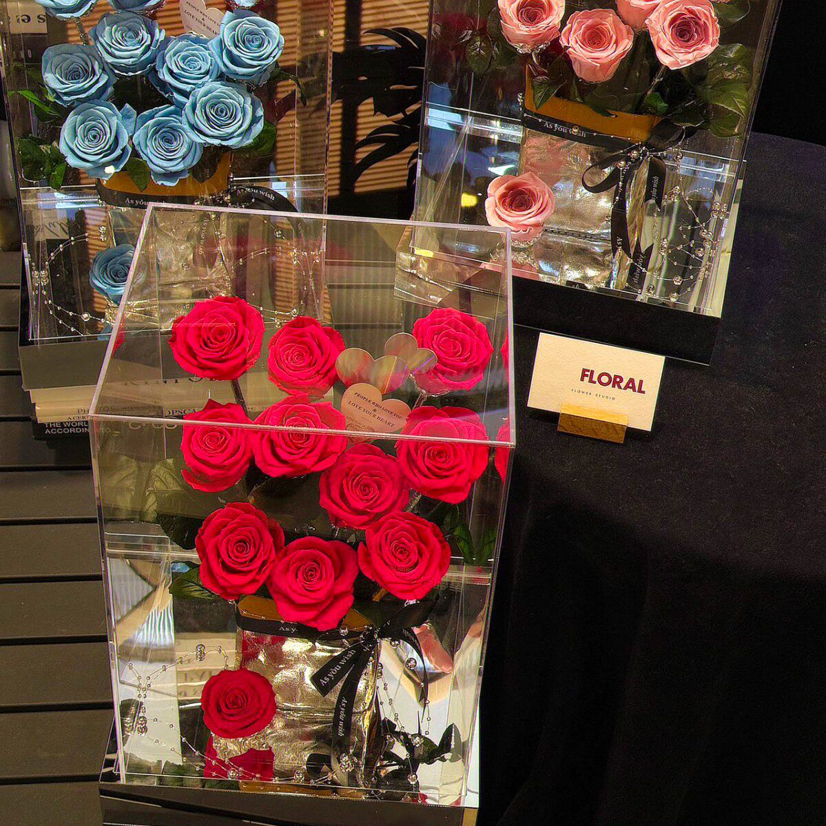 玫瑰永生花成品摆件520情人节礼物送女生闺蜜特别的求婚生日礼品