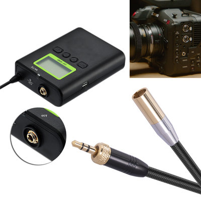 DEMINNA内螺纹3.5mm公转MINI XLR 3pin迷你卡农公麦克风线音频线