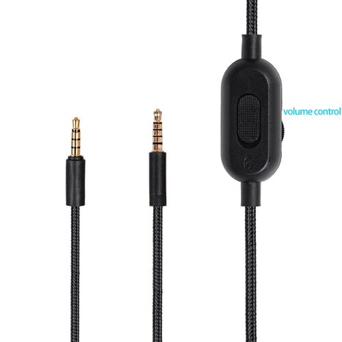 音频线适用于罗技 GPRO X G233 G433 阿尔法游戏耳机线长度2M黑色
