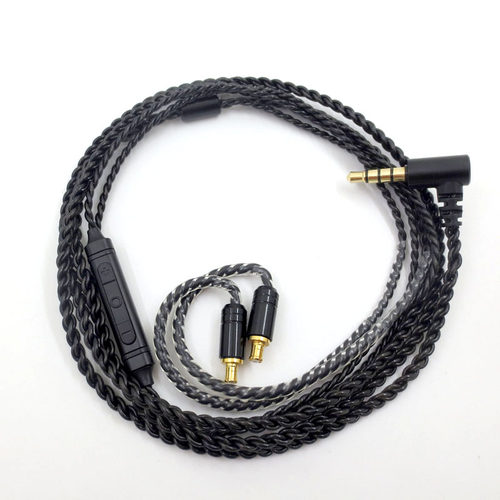 0.78 2PIN MMCX耳机线适用SE215 IE80S A2DC LS70 IM50 04灰黄鹂