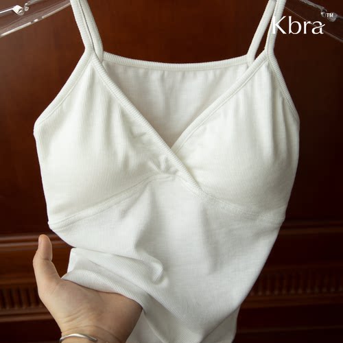 Kbra深V性感吊带背心女显锁骨